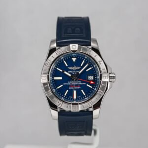 2J7C1696 <span style="display:none;">Breitling</span> Avenger II GMT Blue Rubber 43mm (2018)