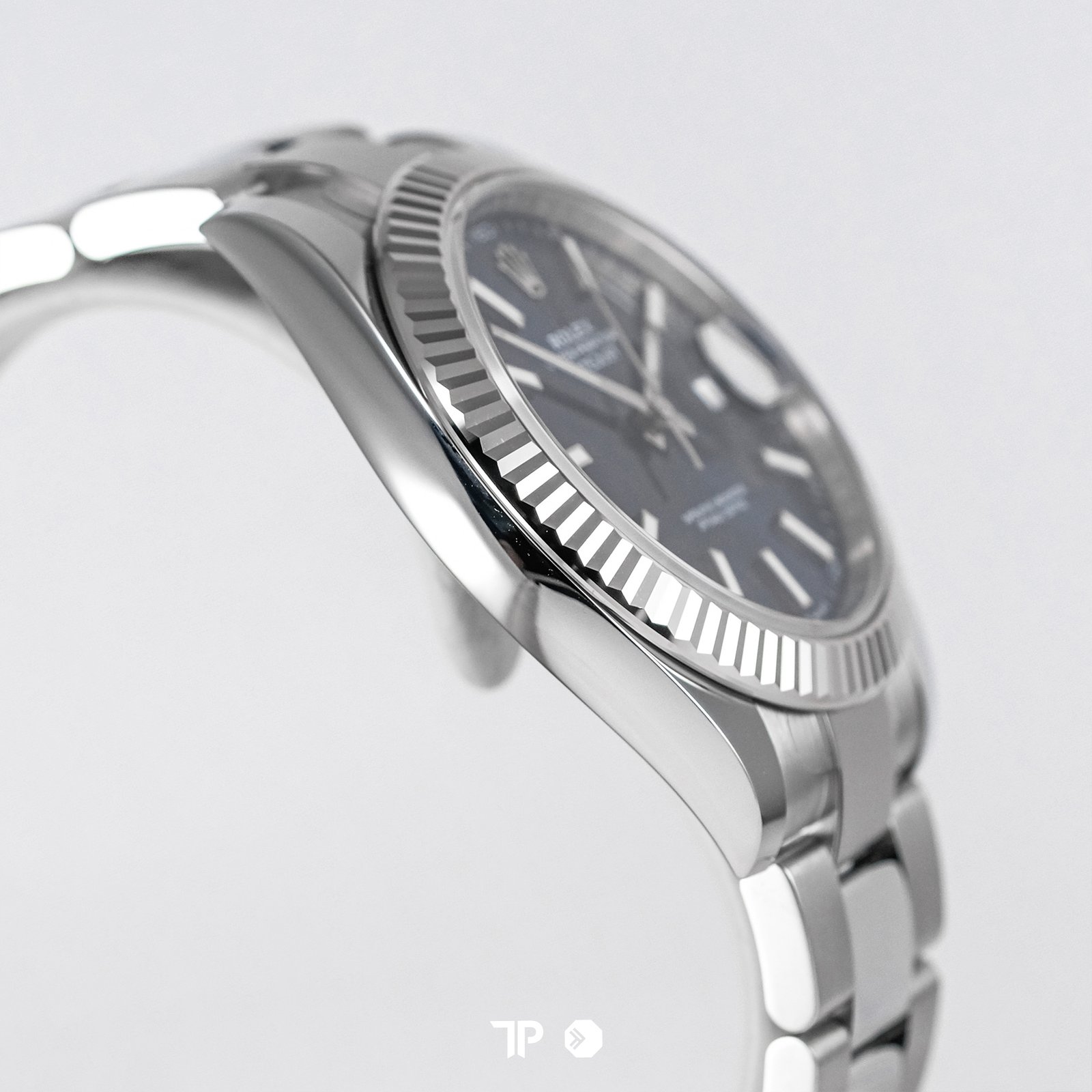 <span style="display:none;">Rolex</span> Datejust 41 Blue Dial Fluted Bezel Oyster NEW (2026) - Image 3