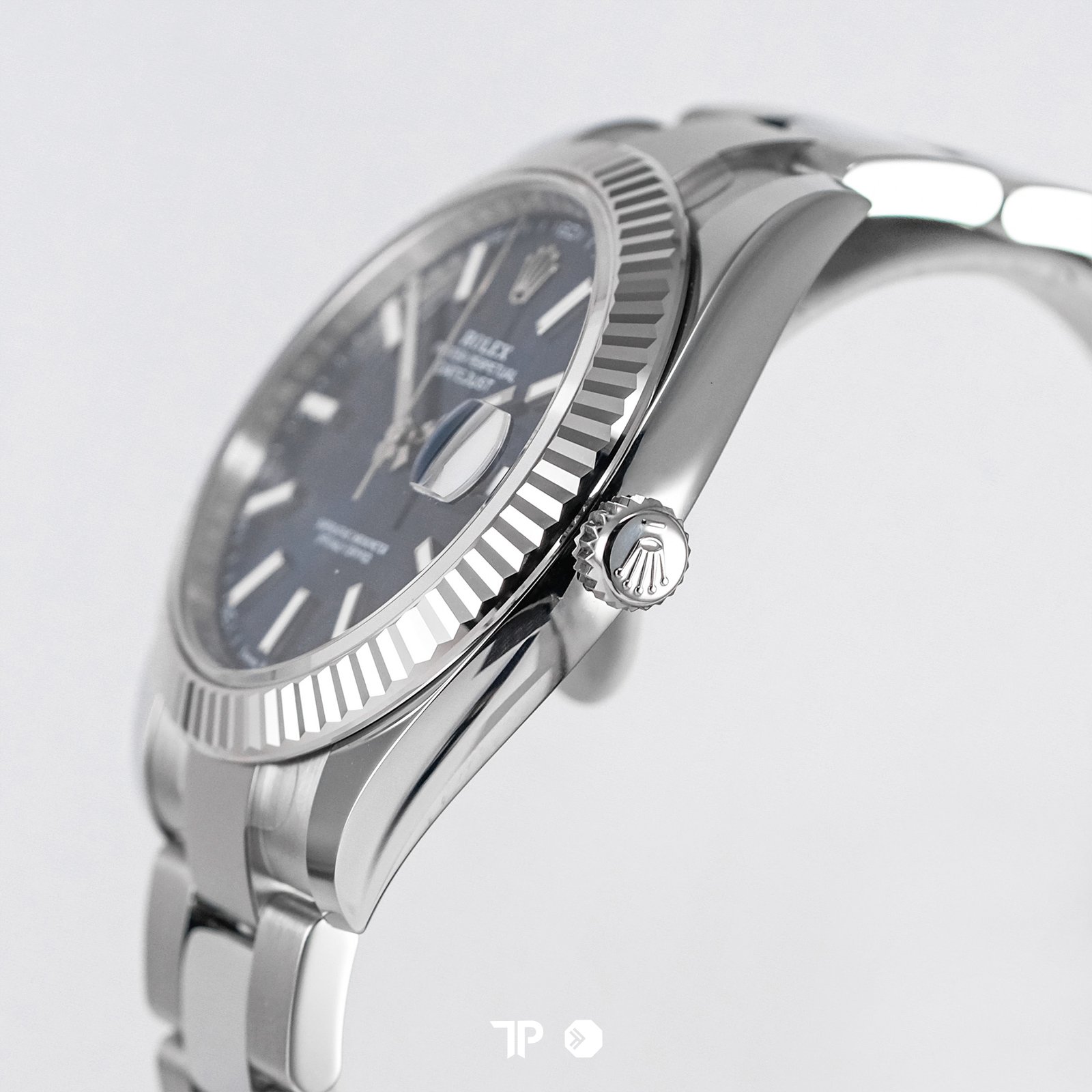 <span style="display:none;">Rolex</span> Datejust 41 Blue Dial Fluted Bezel Oyster NEW (2026) - Image 4