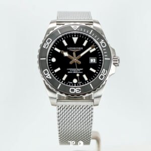 <span style="display:none;">Longines</span> HydroConquest Black Dial Mesh Bracelet 42mm NEW(2026)