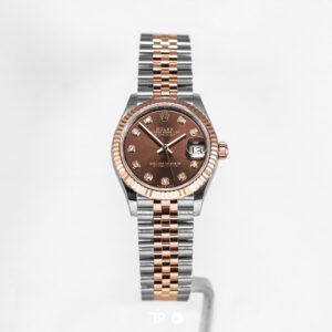 <span style="display:none;">Rolex</span> Datejust 31 Choco Diamond Two Tone Rose Gold Like New (2026)