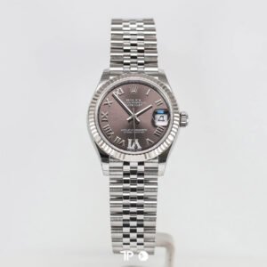 A4102 <span style="display:none;">Rolex</span> Datejust 31 Dark Grey Roman Dial Diamond on VI LIKE NEW(2026)