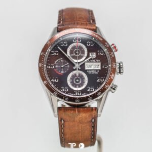 A4171 <span style="display:none;">TAG Heuer</span> Carrera Cal 16 Daydate Brown 43mm (2014)