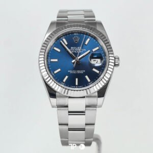 <span style="display:none;">Rolex</span> Datejust 41 Blue Dial Fluted Bezel Oyster (2019)