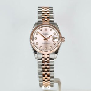 <span style="display:none;">Rolex</span> Datejust 31 Pink Diamond Two Tone Rose Gold Jubilee (2017)