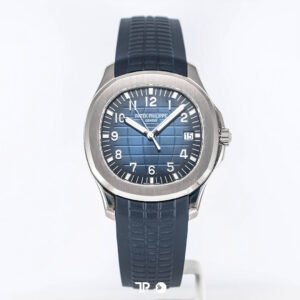 <span style="display:none;">Patek Philippe</span> Aquanaut 5168G-001 White Gold Blue Dial 42mm (2021)