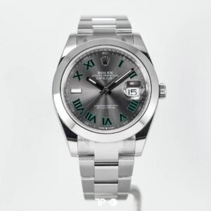 A4679 <span style="display:none;">Rolex</span> Datejust 41 Wimbledon Smooth Bezel LIKE NEW(2026)