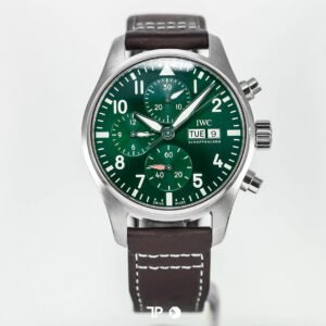 A4857 <span style="display:none;">IWC</span> Pilot Chronograph Green Dial Edition 43mm (2025)