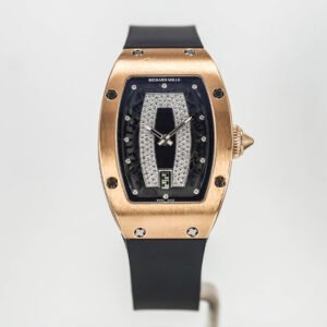 <span style="display:none;">Richard Mille</span> RM 07-01 Rose Gold Black & White Diamond Dial (2011)