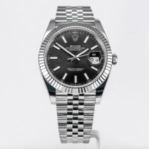 A4927 <span style="display:none;">Rolex</span> Datejust 41mm Black Fluted Bezel Jubilee NEW(2026)