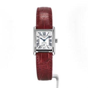 <span style="display:none;"> Longines</span> Mini Dolcevita Red Leather Quartz 21.5mm (2024)