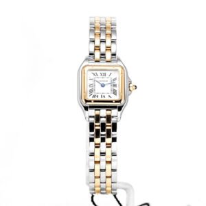 R171 (1) <span style="display:none;">Cartier</span> Panthere Small Size Two Tone Yellow Gold Diamond Bezel NEW(2026)