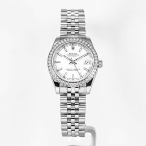 <span style="display:none;">Rolex</span> Datejust 31 White Dial Diamond Bezel Jubilee (2013)