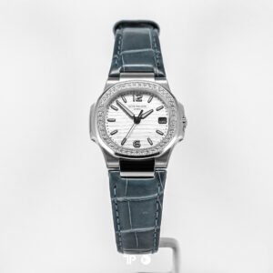 <span style="display:none;">Patek Philippe</span> Nautilus 7010G-011 White Gold Diamond Bezel 32mm (2014)