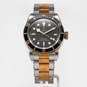 R933 <span style="display:none;">Tudor</span> Blackbay 41 S&G Black Twotone Yelowgold Black Dial (2017)
