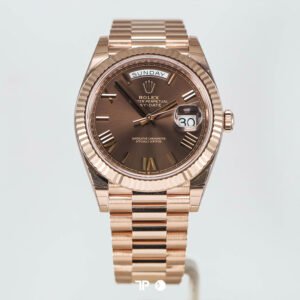 A4970 <span style="display:none;">Rolex</span> Day-Date Rose Gold Choco Dial President Bracelet 40mm NEW(2026)