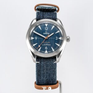 R1103 <span style="display:none;">Omega</span> Seamaster Railmaster Blue Nato Strap 40mm (2024)