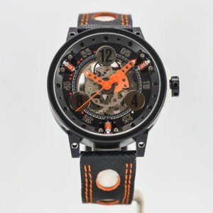 <span style="display:none;"> BRM </span> Racing V6-44 Steel Black Pvd Orange Sport Skeleton Dial 44mm (2017)