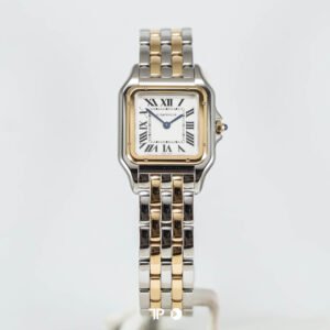 A5580 <span style="display:none;">Cartier</span> Panthere Medium Quartz Two Tone Yellow Gold Silver Dial NEW(2026)