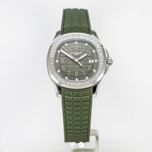 <span style="display:none;">Patek Philippe</span> Aquanaut Luce 5267/200A-011 Green Dial Diamond Bezel 38.8mm (2023)