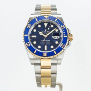 A5534 <span style="display:none;">Rolex</span> Submariner Two Tone Yellow Gold Blue Sunburst 41mm (2023)