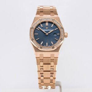 A5609 <span style="display:none;">Audemars Piguet </span> Royal Oak 77451OR Selfwinding Gold Bleu Nuit 34mm NEW(2026)