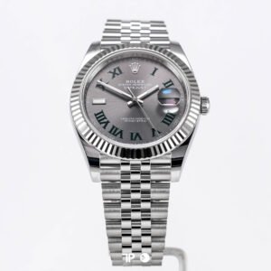 A5625 <span style="display:none;">Rolex</span> Datejust 41 Wimbledon Fluted Bezel Jubilee NEW(2026)