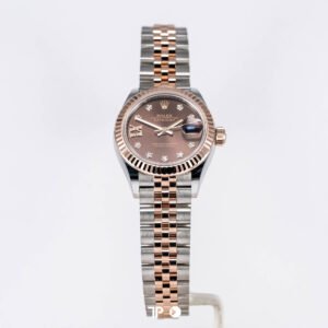 A5630 <span style="display:none;">Rolex</span> Datejust 28 Two Tone Rose Gold Choco Dial Diamond Star & Diamond on IX NEW(2026)