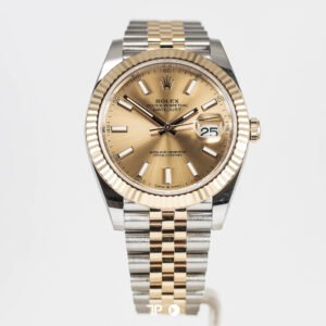 A5998 <span style="display:none;">Rolex</span> Datejust 41 Two Tone Yellow Gold Champagne (2024)