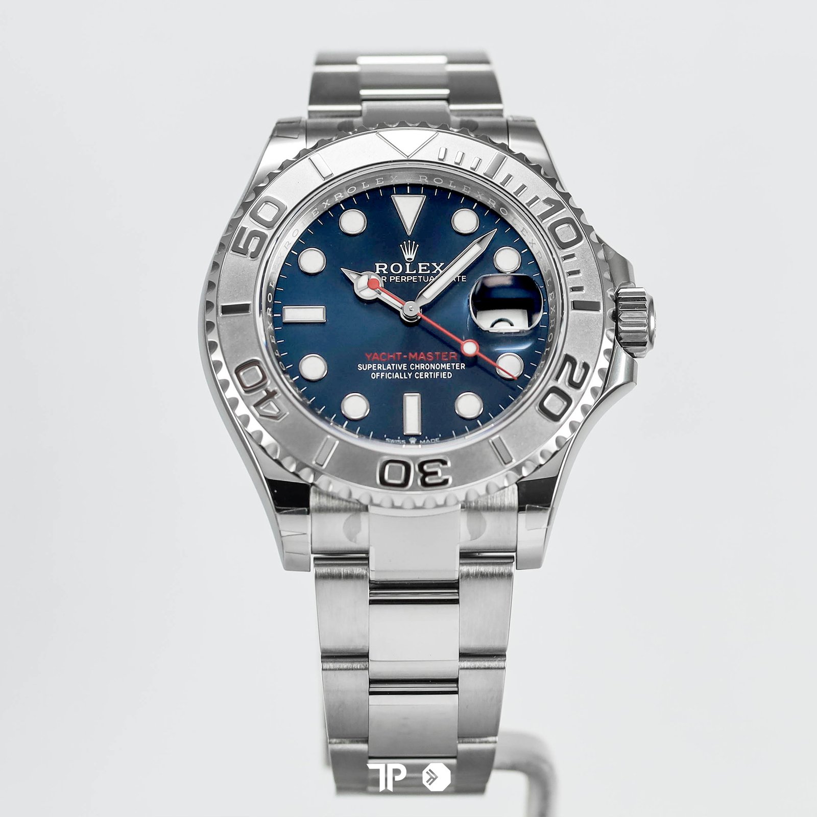 <span style="display:none;">Rolex</span> Yacht-Master 40mm Blue Dial Platinum Bezel NEW(2026) - Image 1