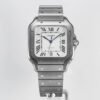<span style="display:none;">Cartier</span> Santos White Titanium Large Size NEW (2026) - Thumbnail Image 1