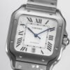 <span style="display:none;">Cartier</span> Santos White Titanium Large Size NEW (2026) - Thumbnail Image 2