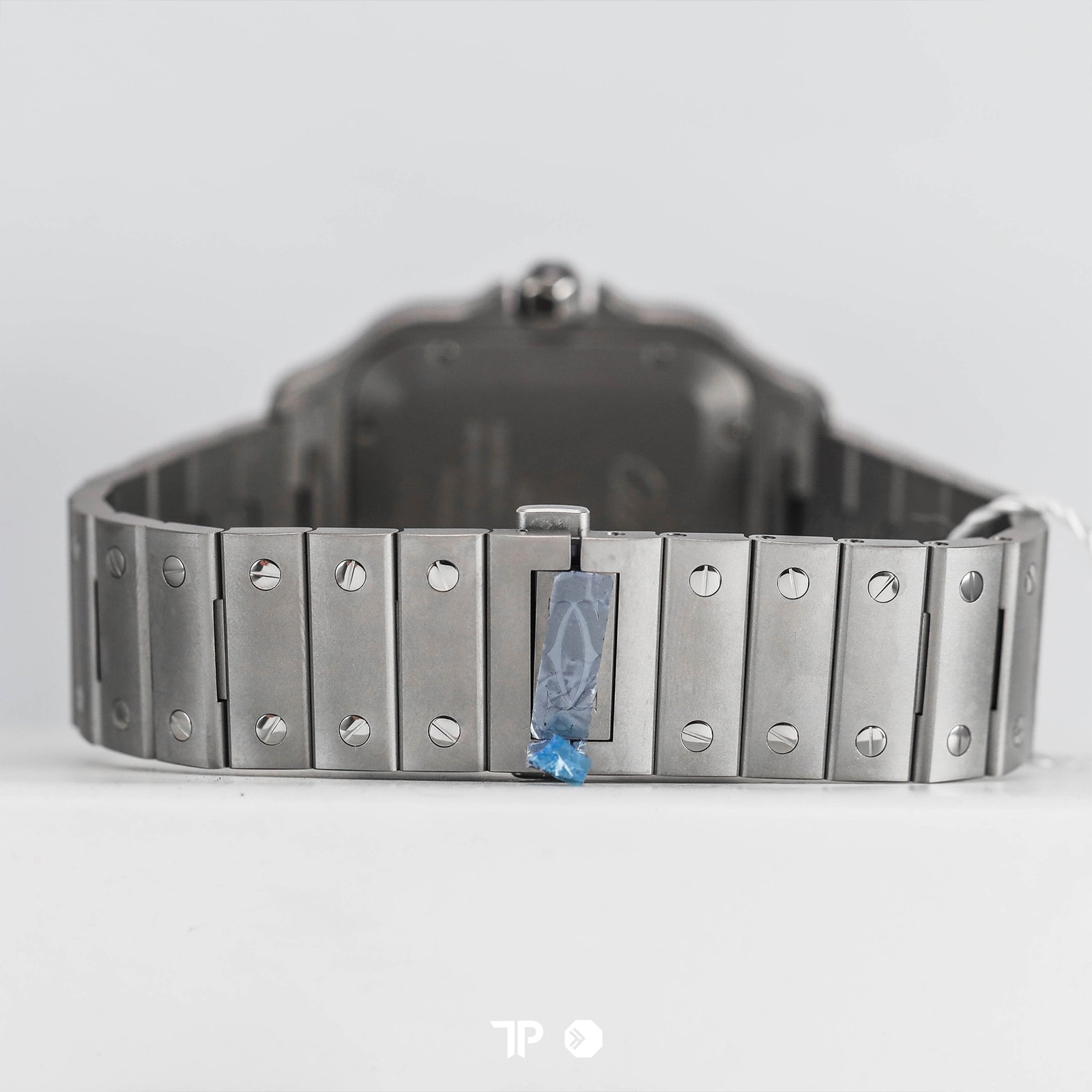 <span style="display:none;">Cartier</span> Santos White Titanium Large Size NEW (2026) - Image 6