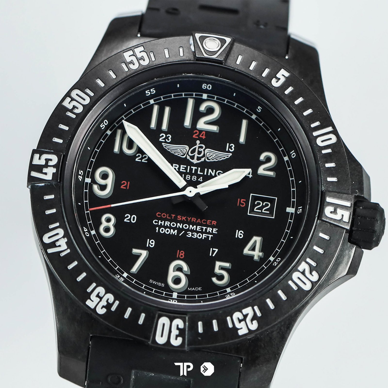 <span style="display:none;">Breitling</span> Colt Skyracer Black Dial 45mm (2017) - Image 2