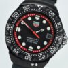 <span style="display:none;">TAG Heuer</span> Formula 1 Solargraph Black Red DLC Rubber 38mm (2025) - Thumbnail Image 2