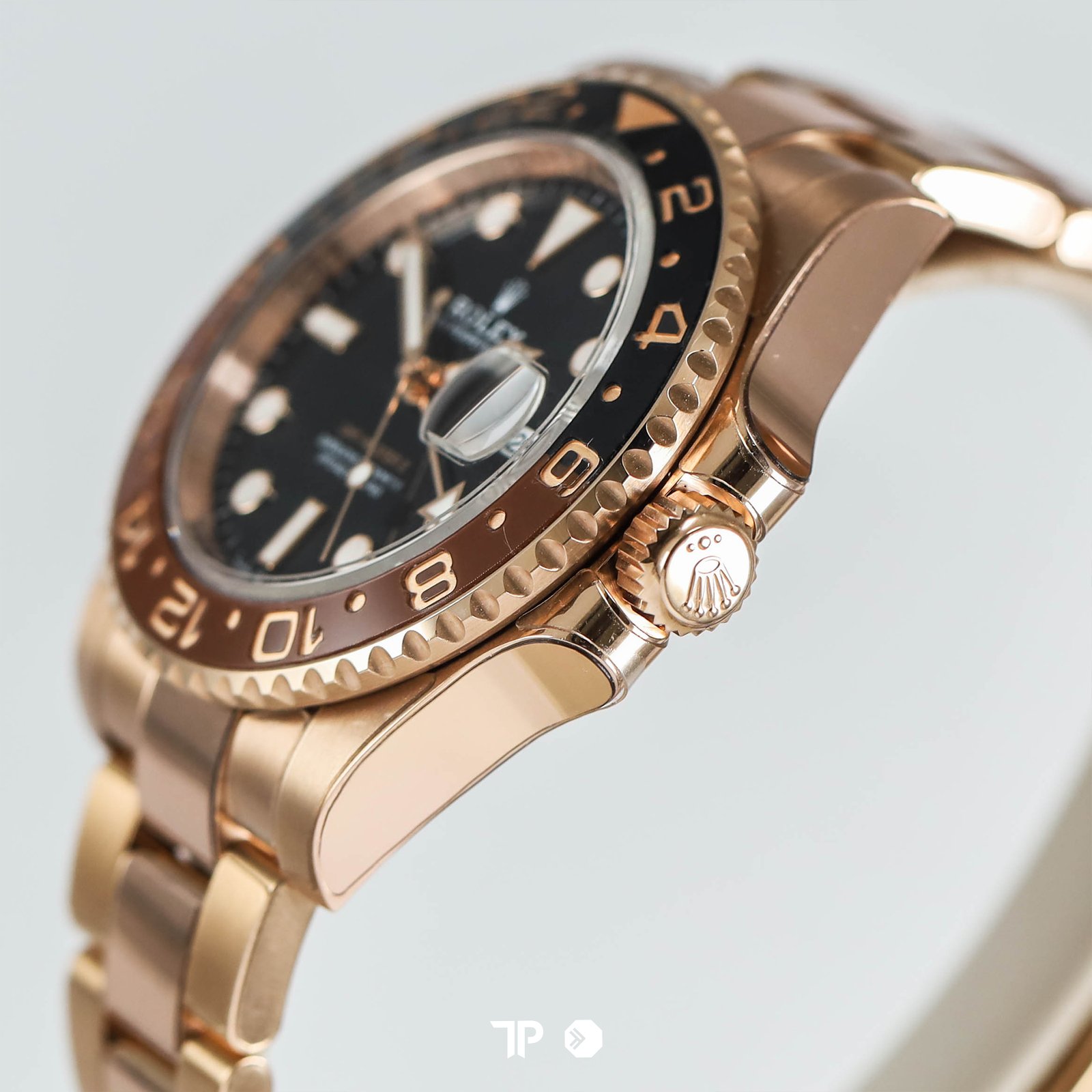 <span style="display:none;">Rolex</span> GMT Master II Full Rose Gold "Root Beer" (2023) - Image 4