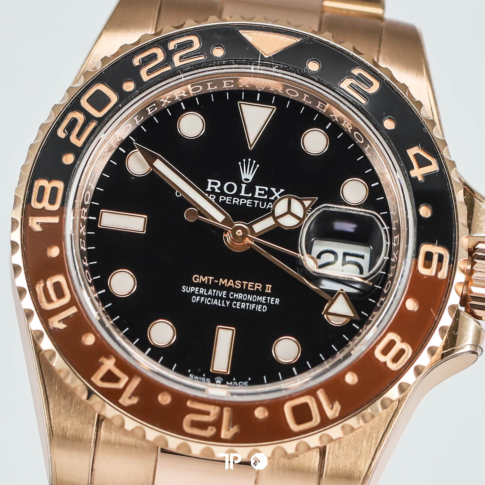 <span style="display:none;">Rolex</span> GMT Master II Full Rose Gold "Root Beer" (2023) - Image 2