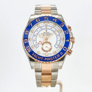 <span style="display:none;">Rolex</span> Yacht-Master II Two Tone Rose Gold White Dial 44mm UNWORN (2019)