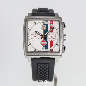 R1457 <span style="display:none;">TAG Heuer</span> Monaco Gulf Red Blue Limited 4000 White Dial 38mm (2006)