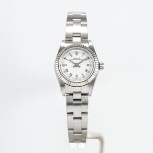 R1469 <span style="display:none;">Rolex</span> Oyster Perpetual 26mm White Dial Bracelet (2003)