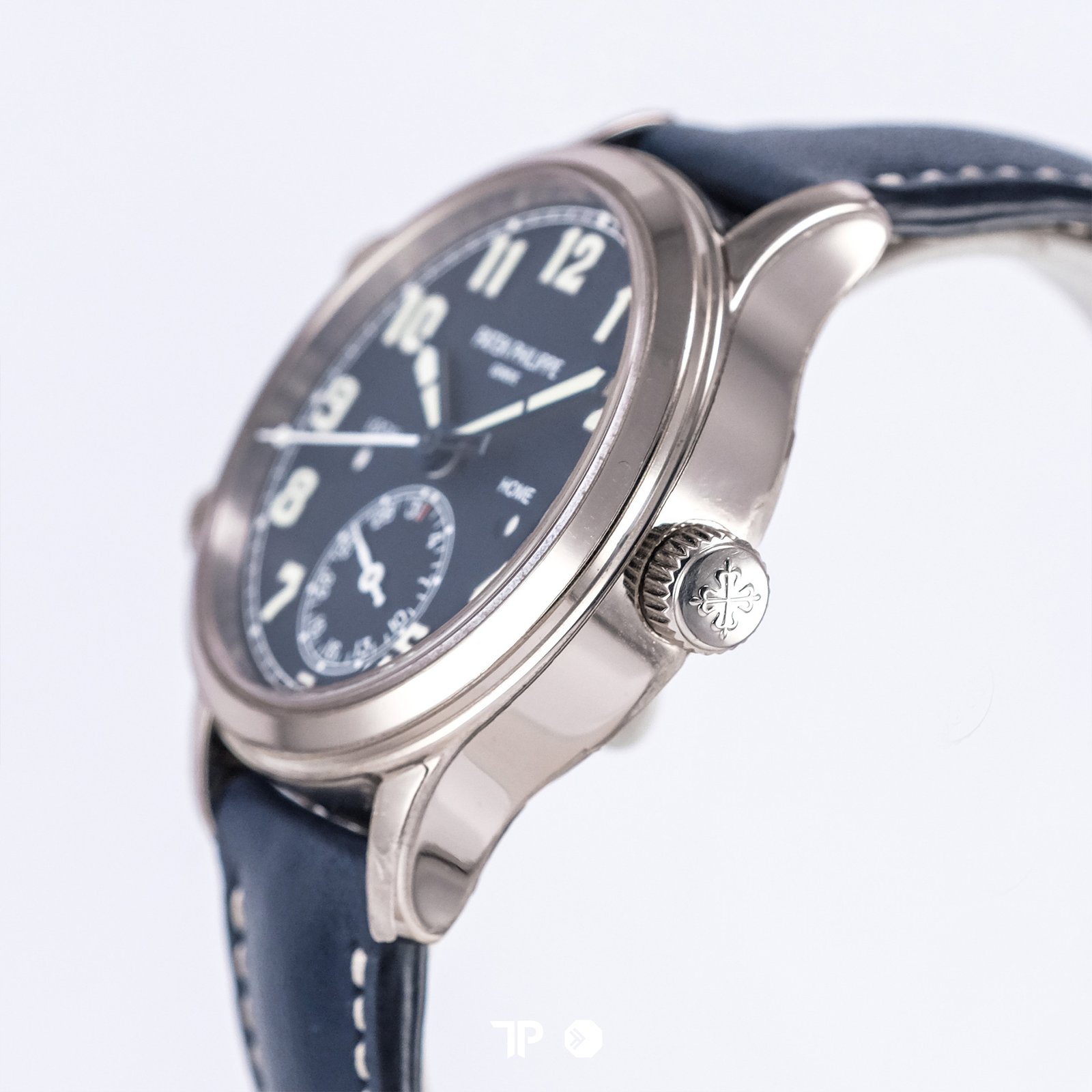 <span style="display:none;">Patek Philippe</span> Calatrava Pilot Travel Time White Gold 7234G-001 Blue Dial 37.5mm (2023) - Image 4