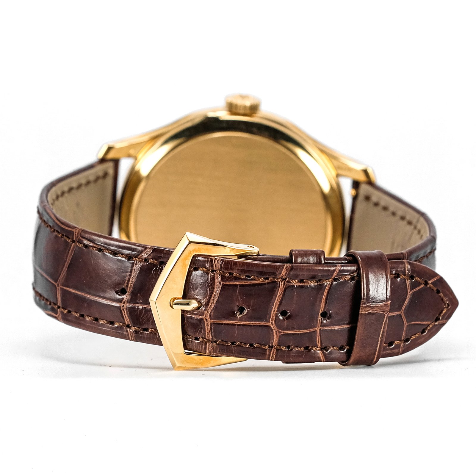 <span style="display:none;">Patek Philippe</span> Calatrava 5227R Rose Gold White Ivory Dial Leather 39mm (2024) - Image 7